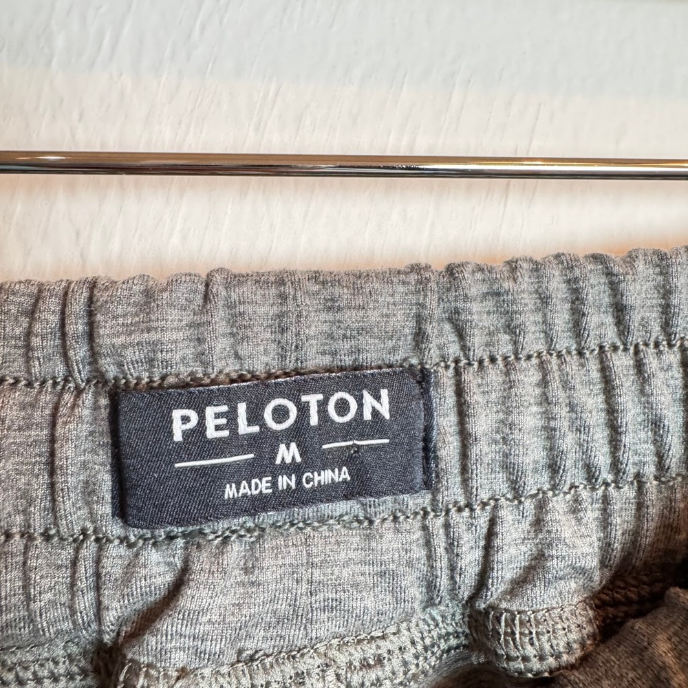 Peloton Jogger Sweatpants Mens Medium‎ Gray Heathered Drawstring Athletic Lounge - Picture 5 of 7